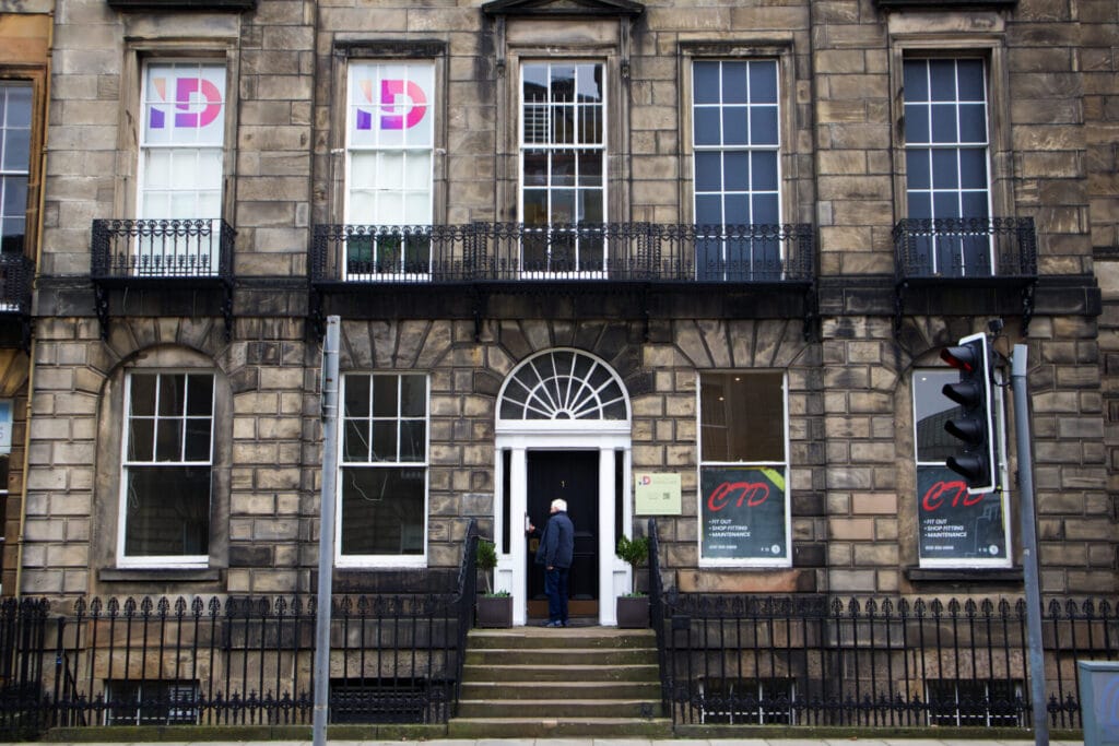 Integrated Dentalcare Exterior Manor Place Edinburgh West End